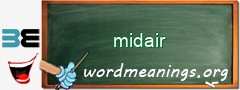WordMeaning blackboard for midair